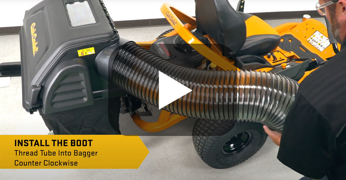 How to Install a Bagger Attachment Ultima ZeroTurn Cub Cadet Cub