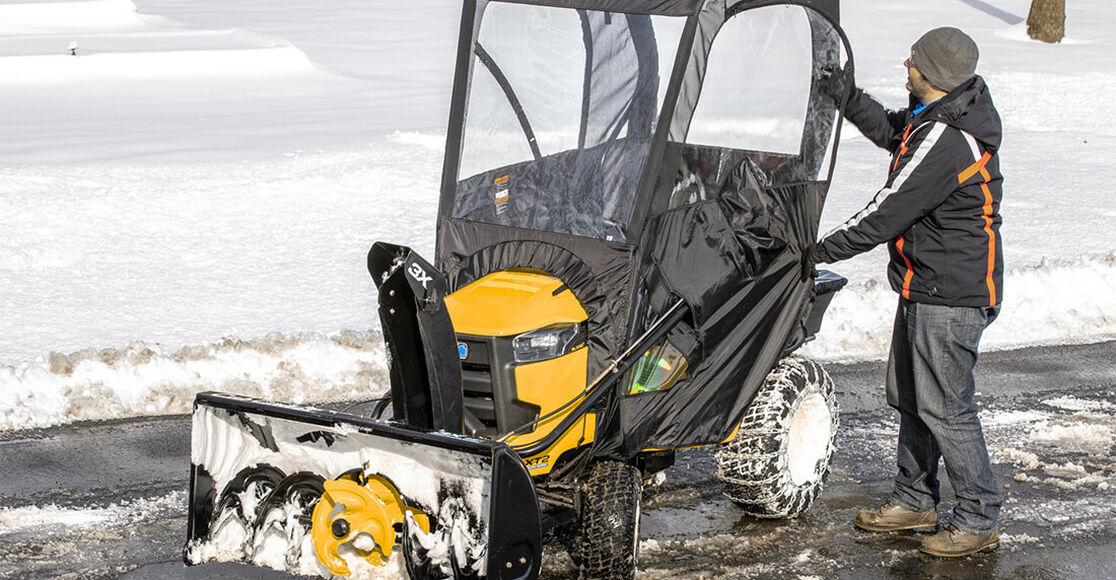 Deluxe Snow Blower Cab Installation Cub Cadet US