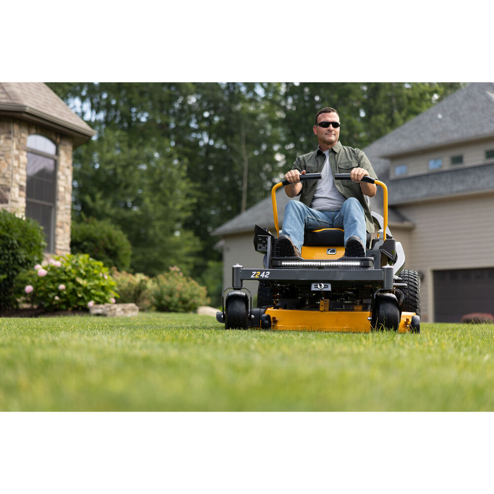 Cub Cadet Ultima Z2 42 in use on open lawn
