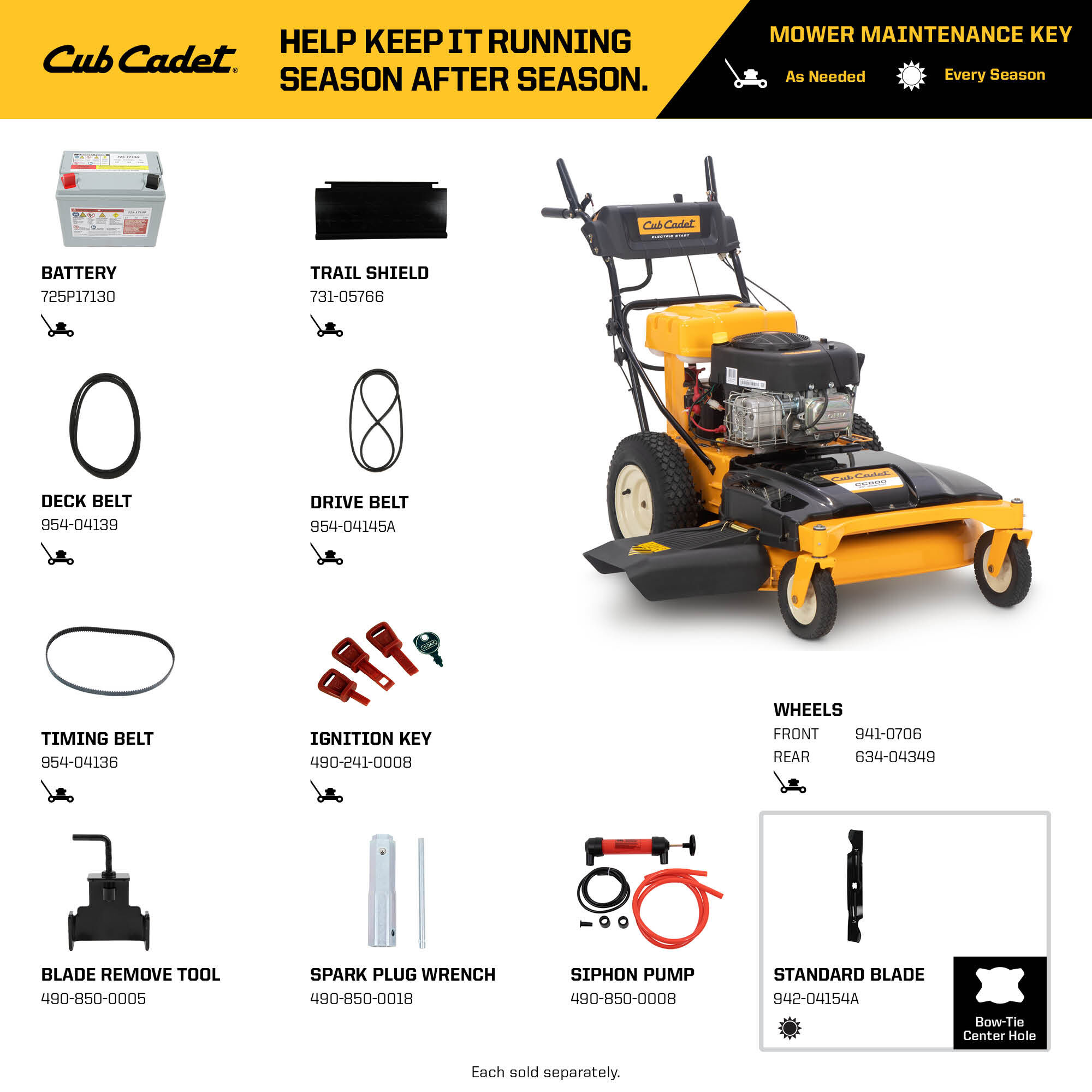 Cub Cadet CC 800 Wide Area Mower Cub Cadet US
