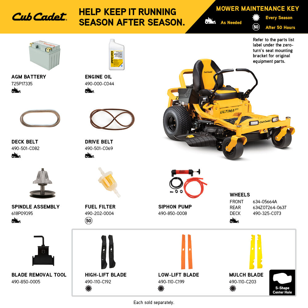 Cub cadet zt1 46 blades hotsell