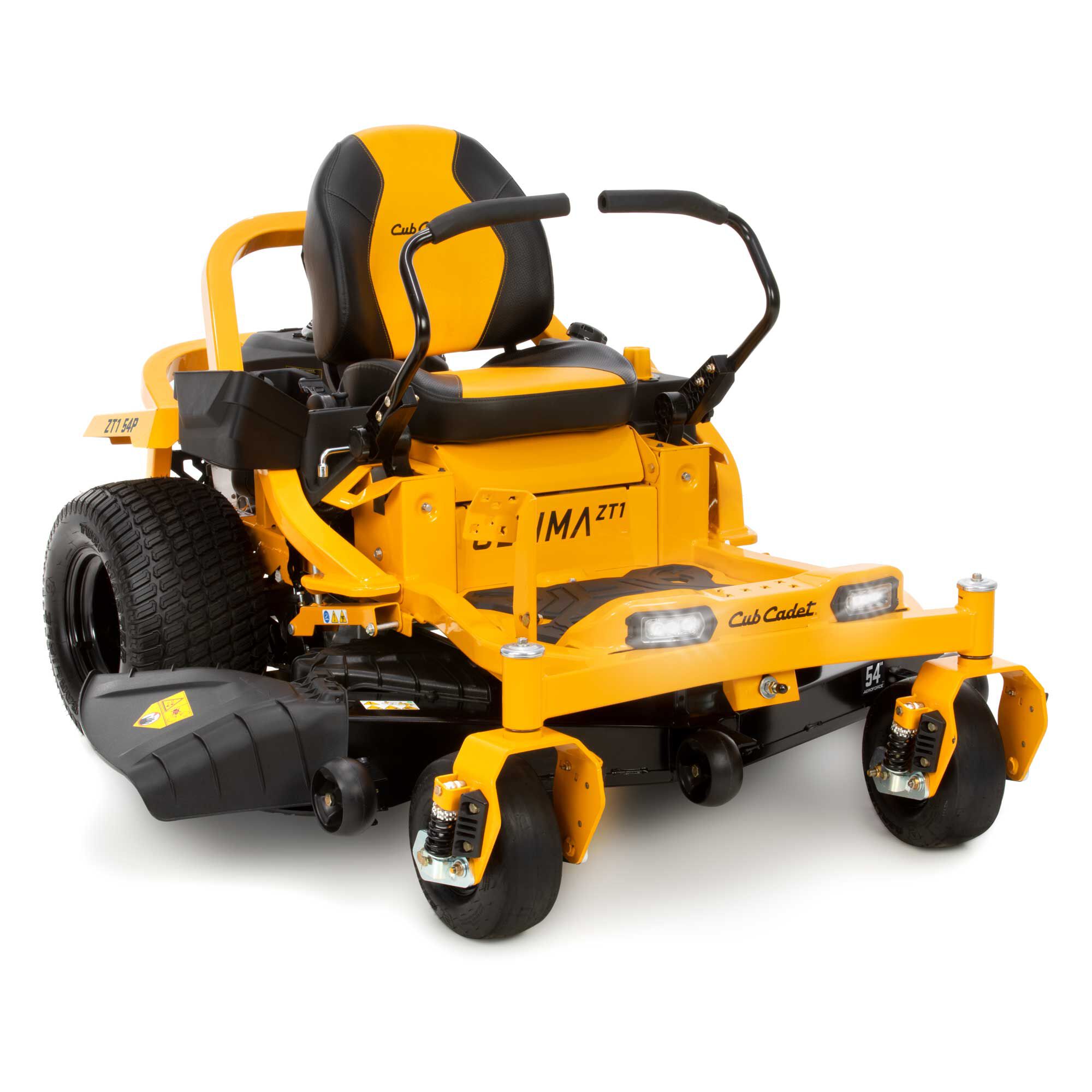 Zero turn riding sale mower with steering wheel