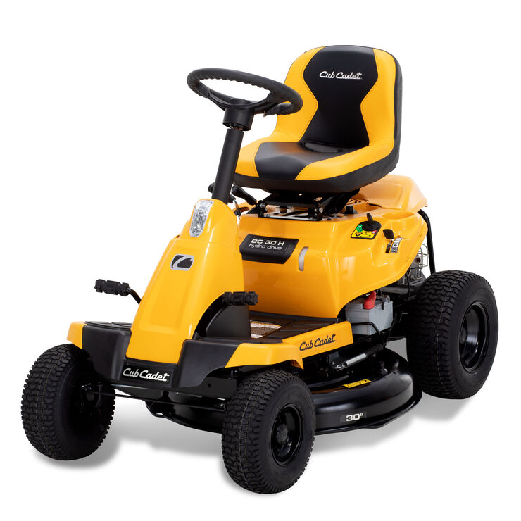 Cub Cadet 30 In 382 Cc Auto Choke Engine Hydrostatic Drive Gas Rear Engine Riding Mower With Mulch Kit Included Cc30h The Home Depot