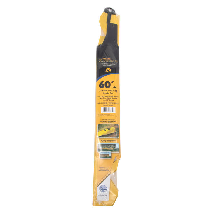 Xtreme&reg; 2-in-1 Blade Set for 60-inch Cutting Decks