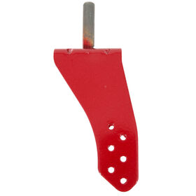 Caster Bracket &#40;RH&#41; Red Metallic
