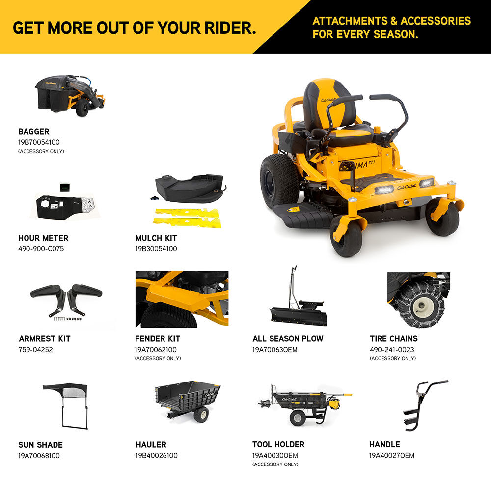 Cub Cadet Ultima ZT1 42 FAB Zero Turn Mower Cub Cadet US