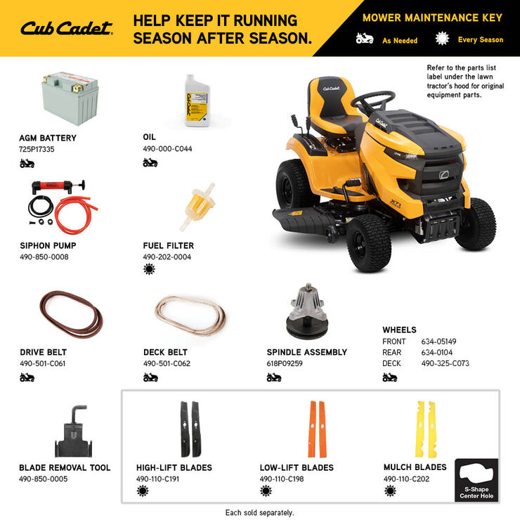 Cub Cadet Lt42e Electric Riding Mower Cub Cadet Ca