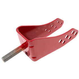 Caster Bracket &#40;RH&#41; Red Metallic