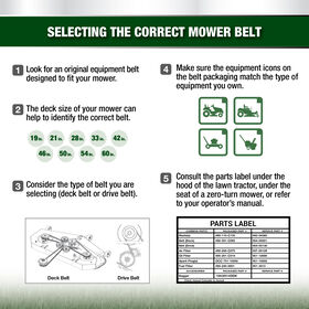 Riding Mower 54-inch Deck Belt