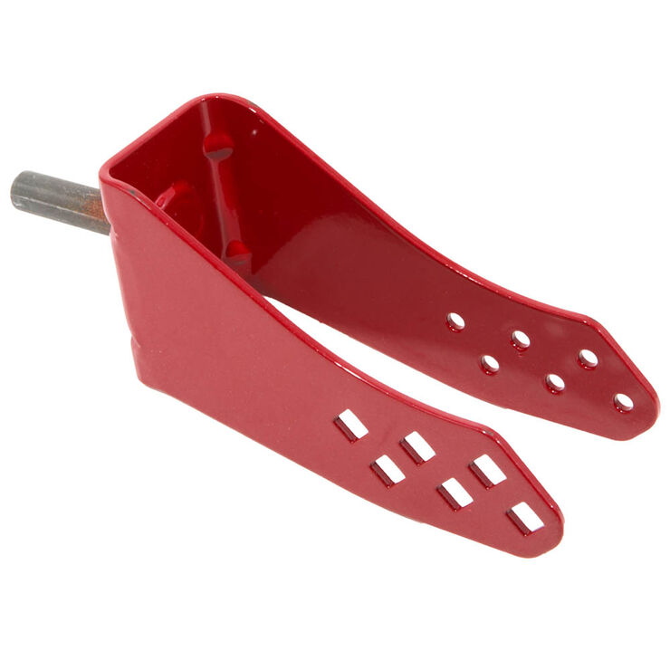 Caster Bracket &#40;RH&#41; Red Metallic