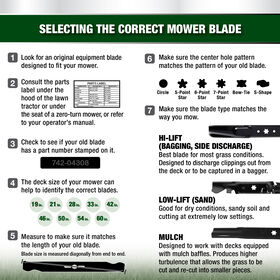 Ultra High-Lift Blade for 50-inch Cutting Decks