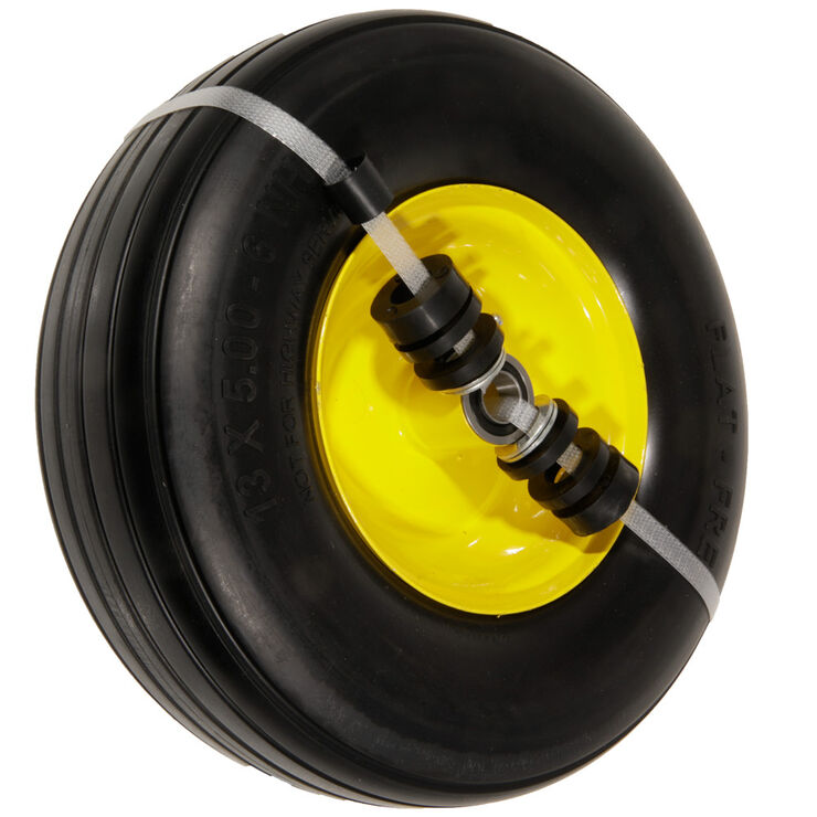 Flat Free RZT Wheel Assembly, 13 x 5 x 6
