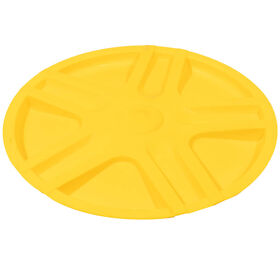 HUBCAP-11" BRUTE YELLOW