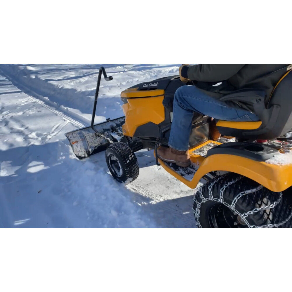 Cub cadet riding store mower snow plow