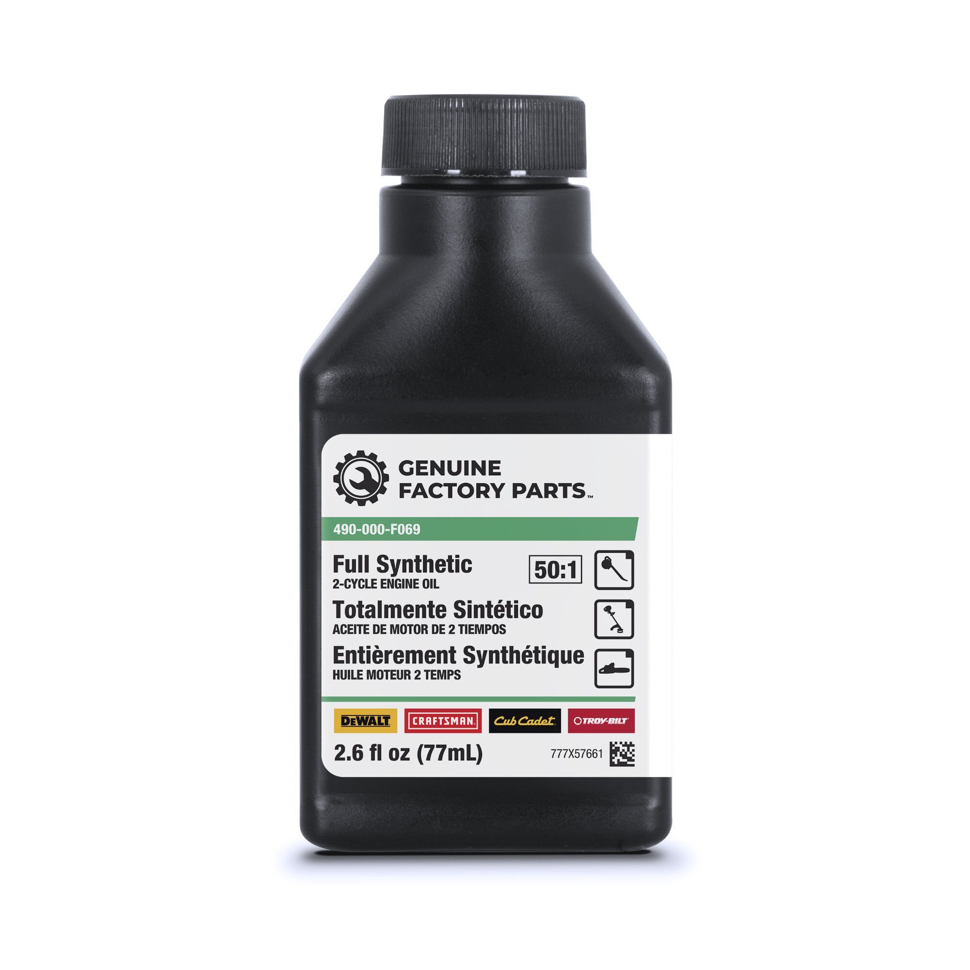 50:1 Synthetic Blend 2-Cycle Engine Oil - 490-000-F069 | Cub Cadet US