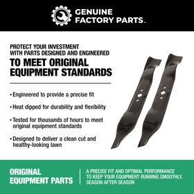 2-in-1 Blade Set for 46-inch Cutting Decks