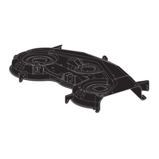 42" Deck Shell (2W) (Powder Black)