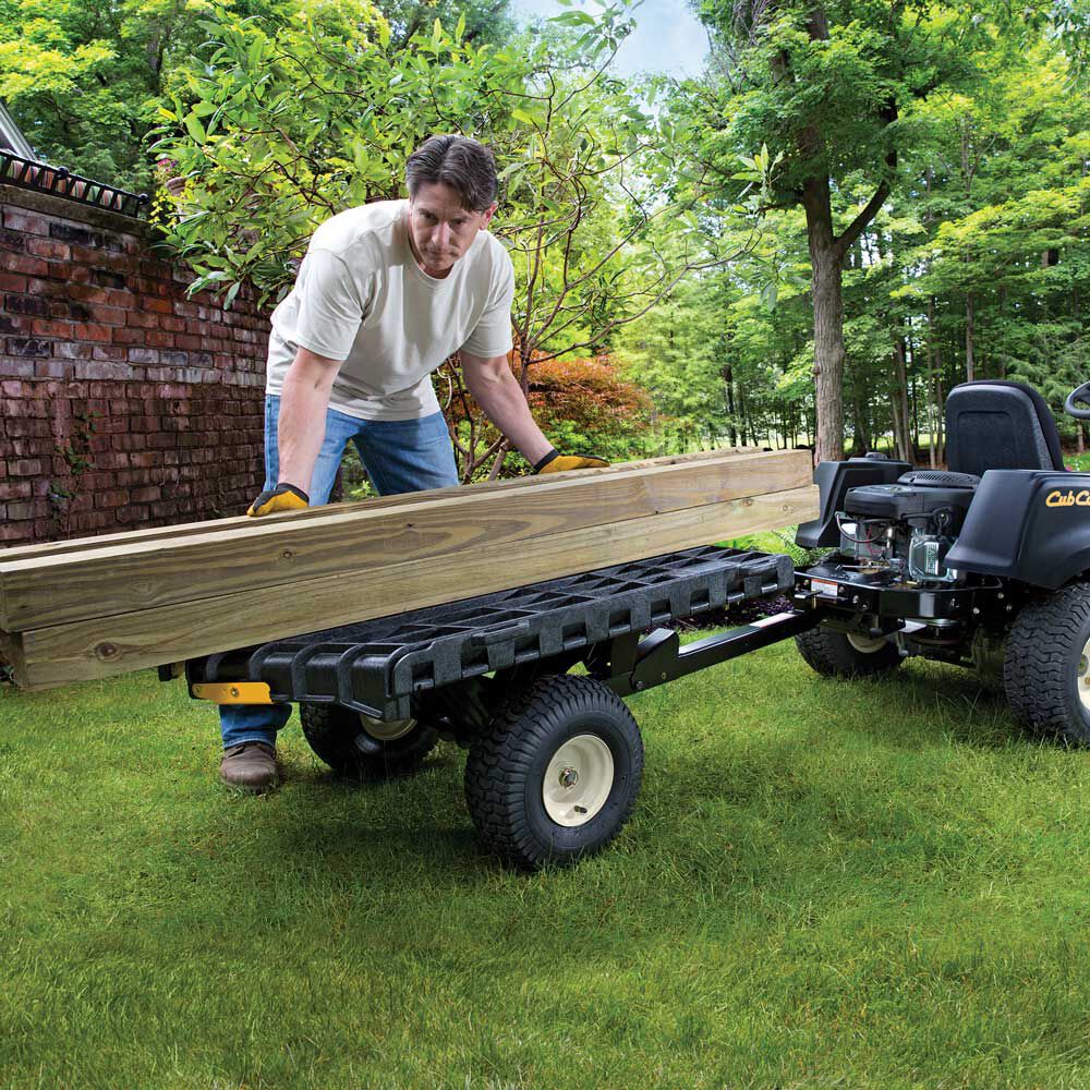 Cub cadet lawn mower trailer best sale