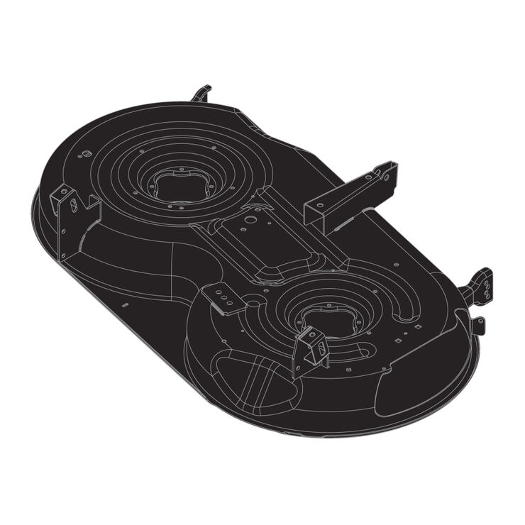 46&quot; Deck Shell &#40;Powder Black&#41;