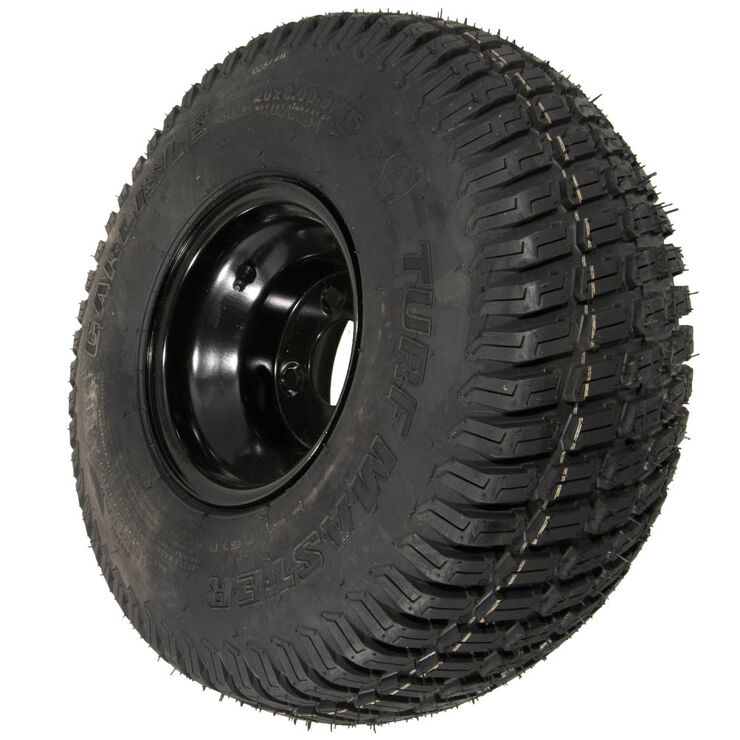 Complete Wheel 20x8-8 &#40;Turf&#41; &#40;Powder Black&#41;