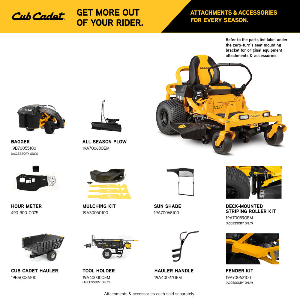 Cub cadet 50 inch deck zero turn cheap