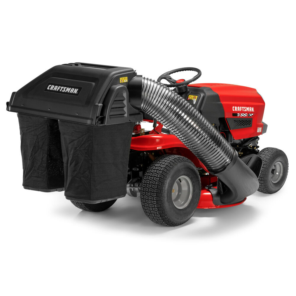 Universal riding lawn mower bagger top