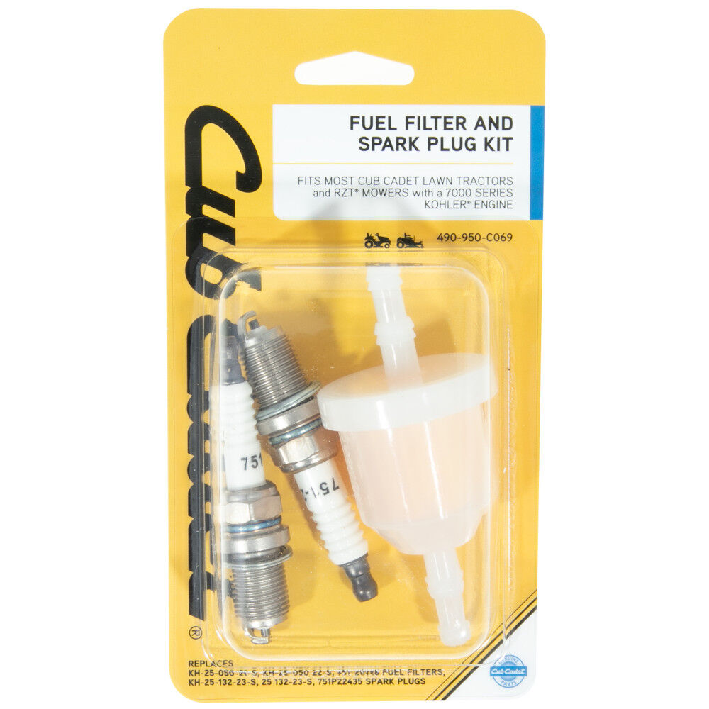 Fuel Filter and Spark Plug Kit - 490-950-C069 | Cub Cadet US