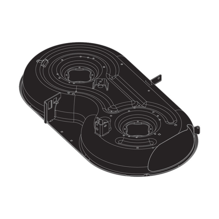 42&quot;DECK ASSEMBLY &#40;POWDER BLACK&#41;