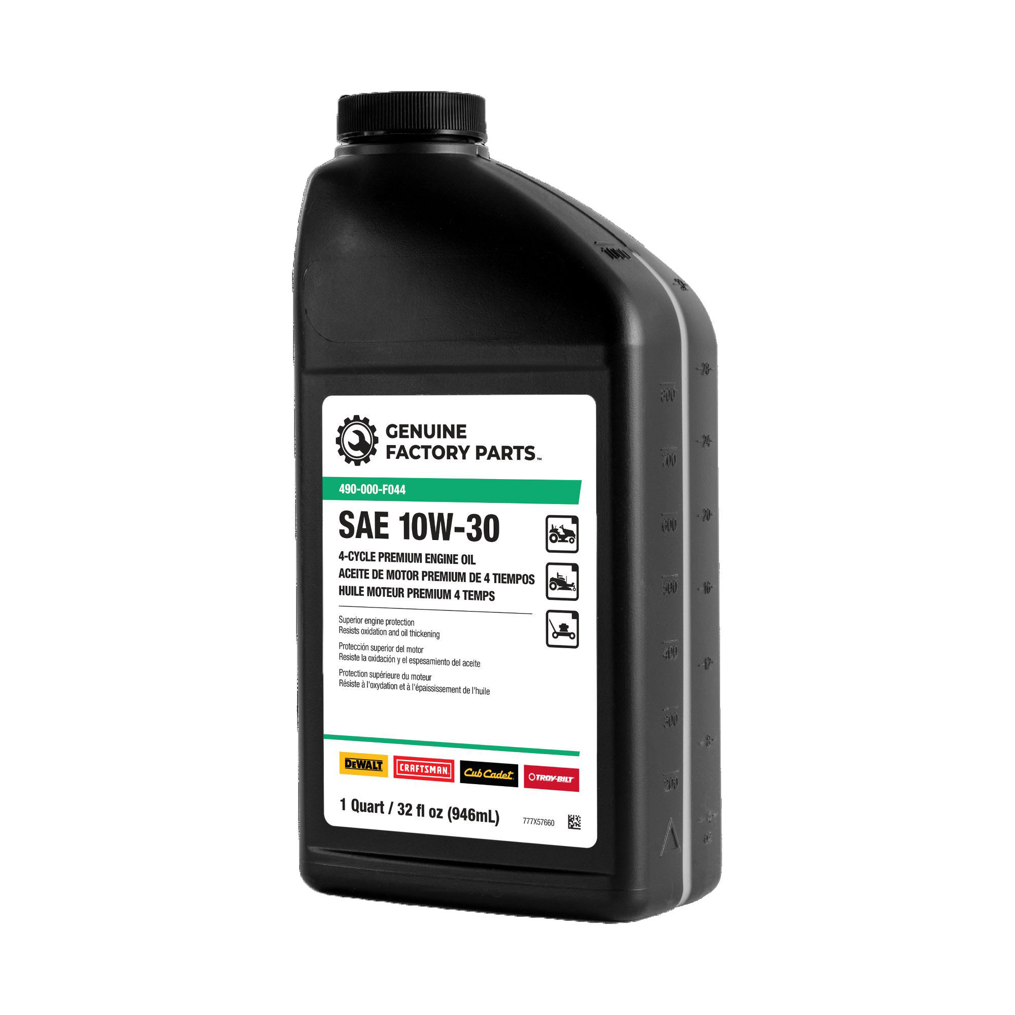 SAE 10W-30 Engine Oil - 32 oz - 490-000-F044 | Cub Cadet US