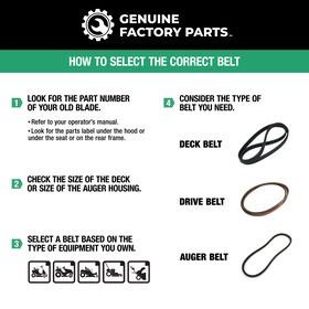 Riding Mower 30-inch Deck Belt