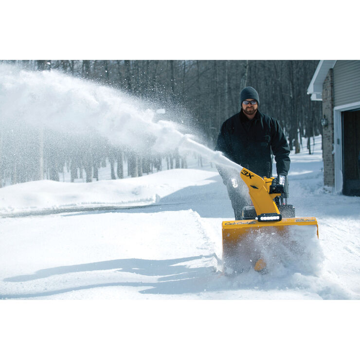 11 in. Single-Stage Electric Snow Blower Shovel with LED Light