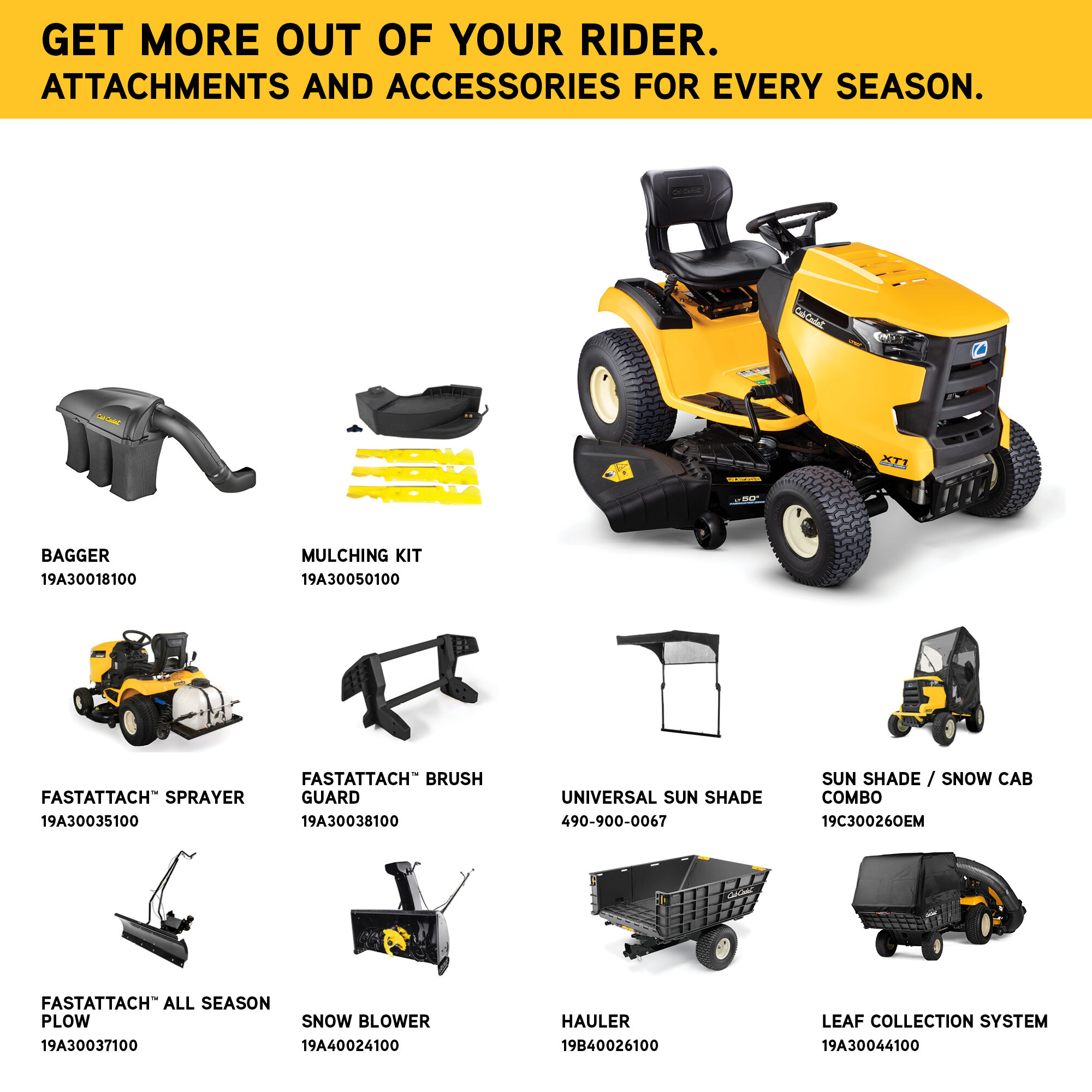 Cub cadet xt150 deals