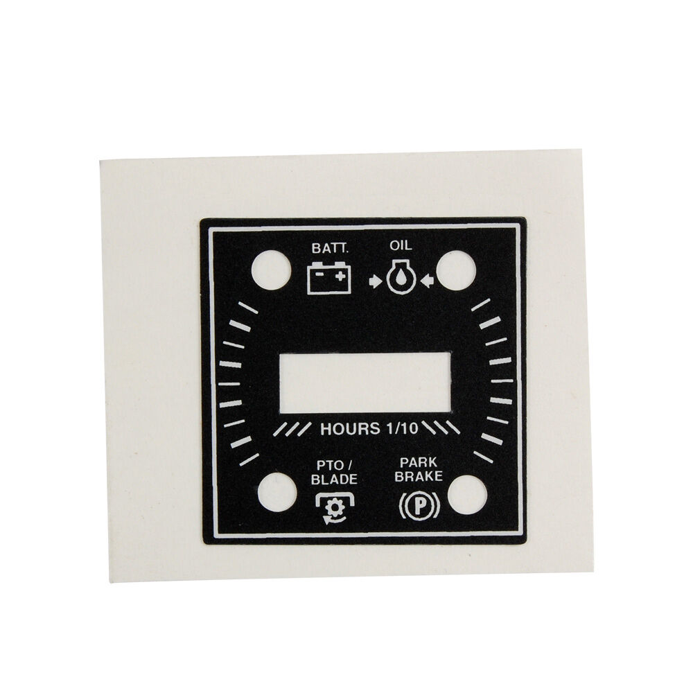 LBL HOUR METER LH POD 777I25144 Cub Cadet US