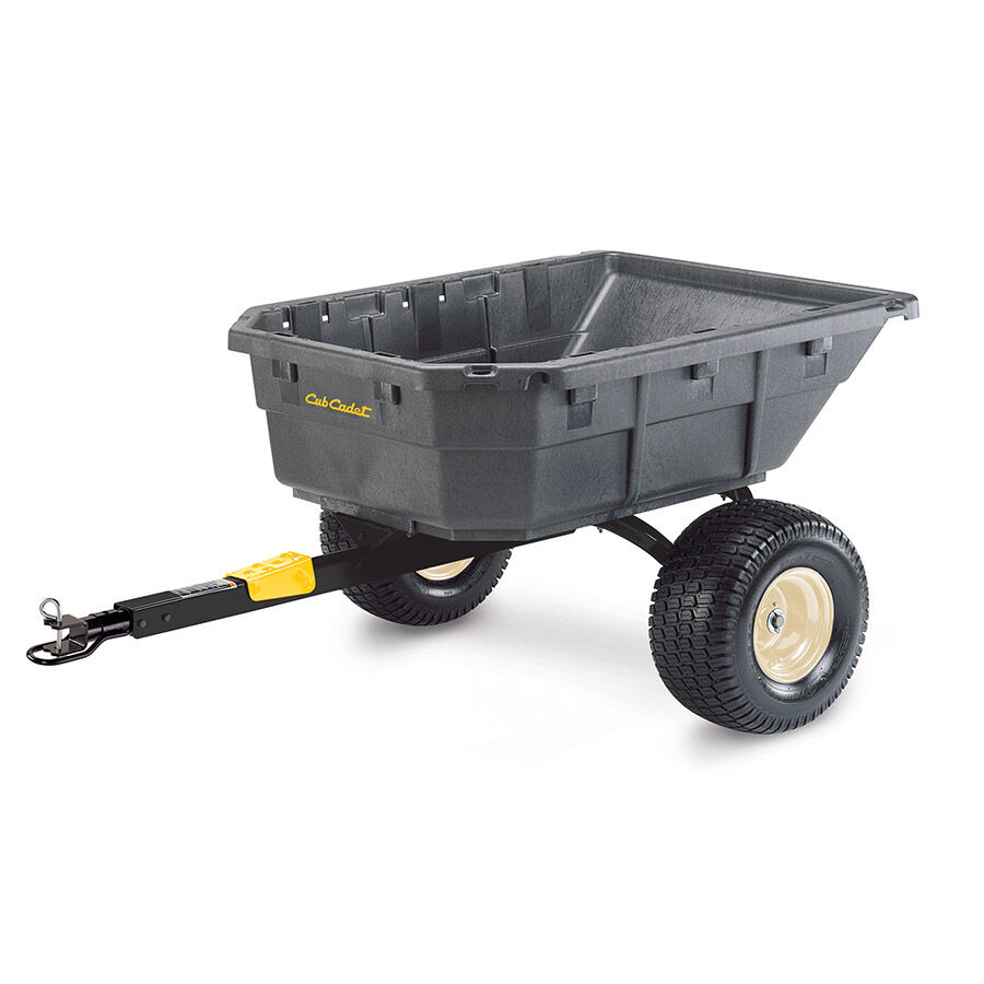 Poly dump cart for lawn tractor sales