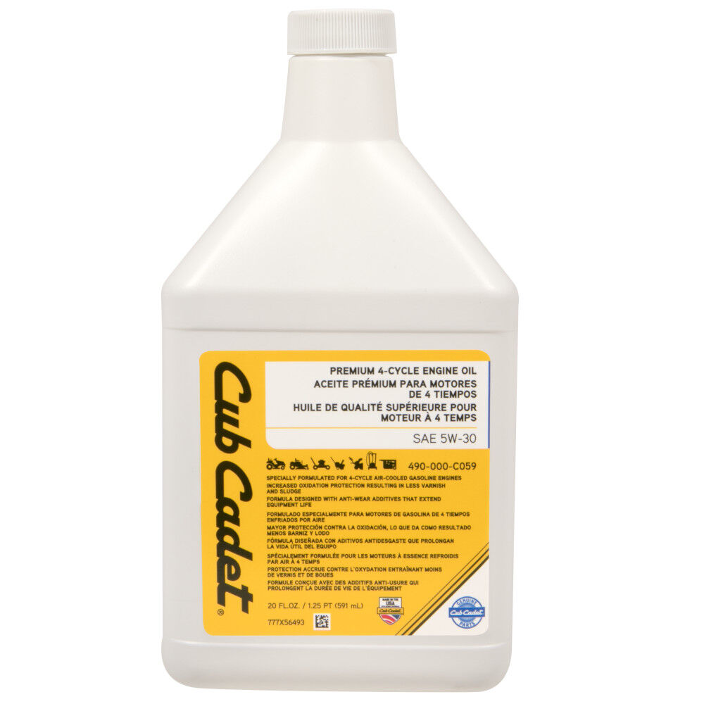 SAE 5W-30 Engine Oil - 20 oz - 490-000-C059 | Cub Cadet US