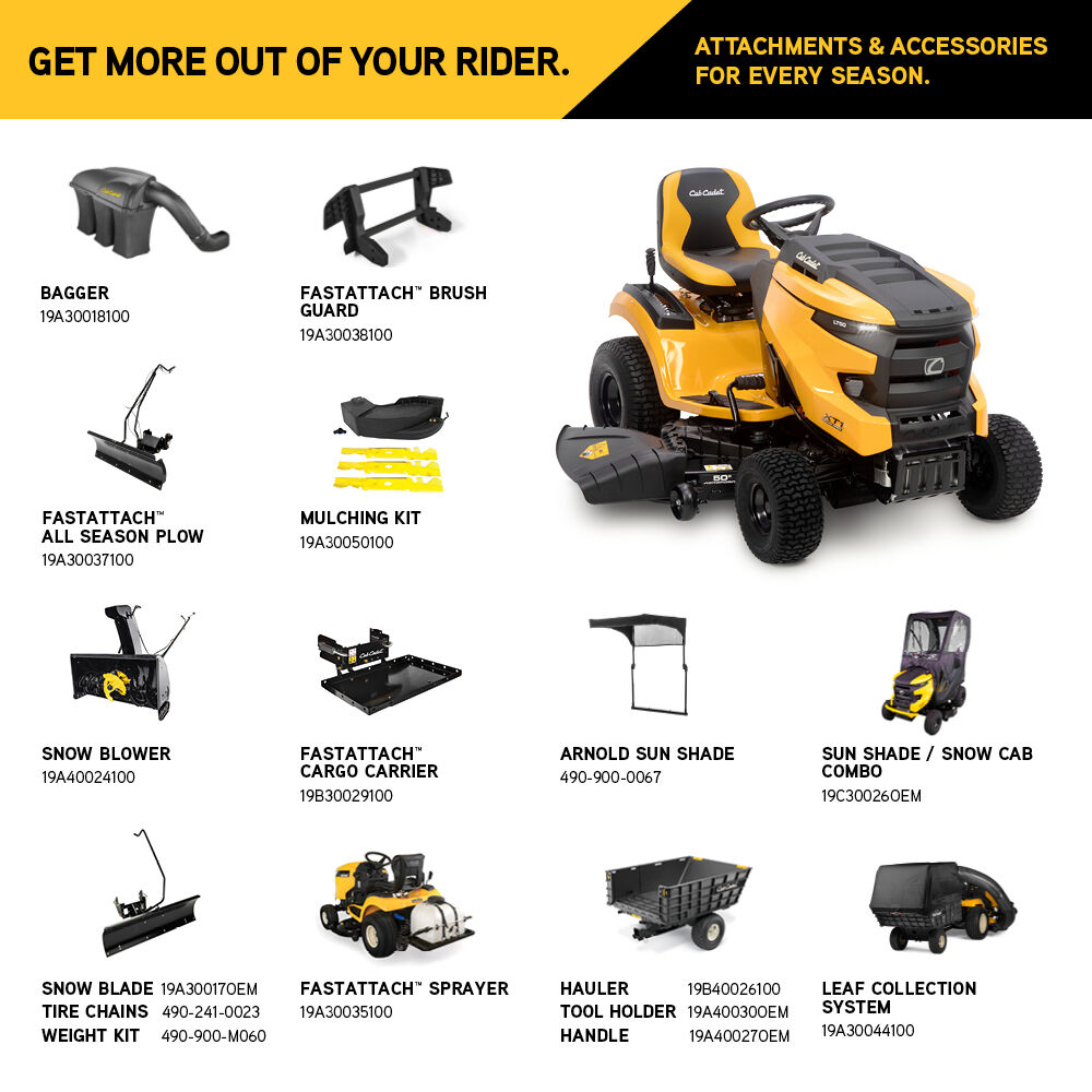 Cub cadet xt1 trailer best sale