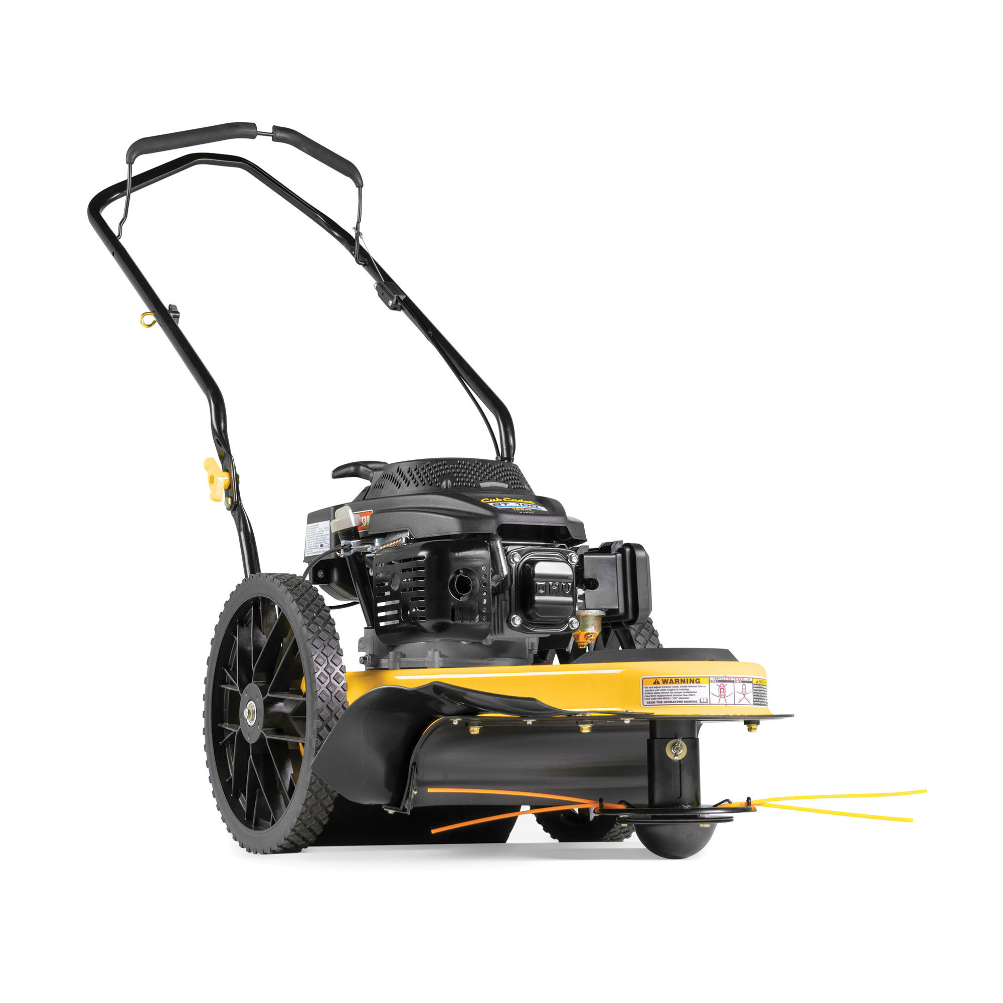 cub cadet wheeled string trimmer attachments