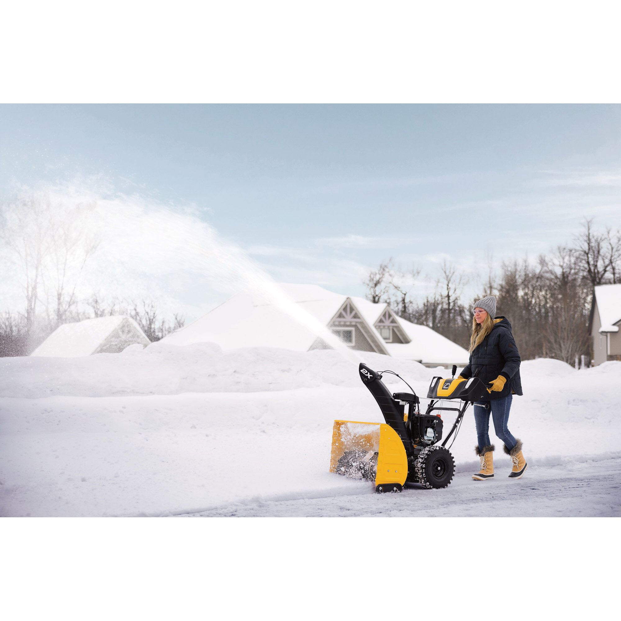 Black & decker junior top snow blower orange