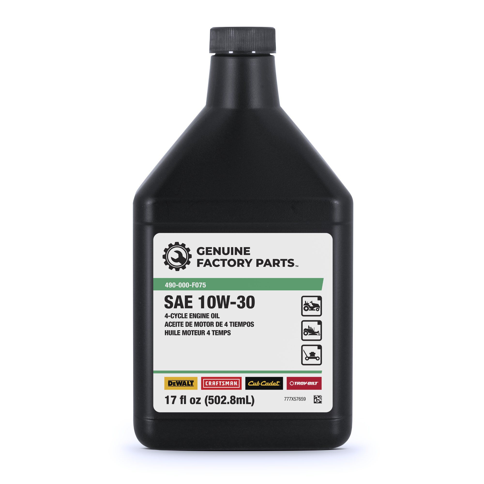 SAE 10W-30 Engine Oil - 17 oz - 490-000-F075 | Cub Cadet US