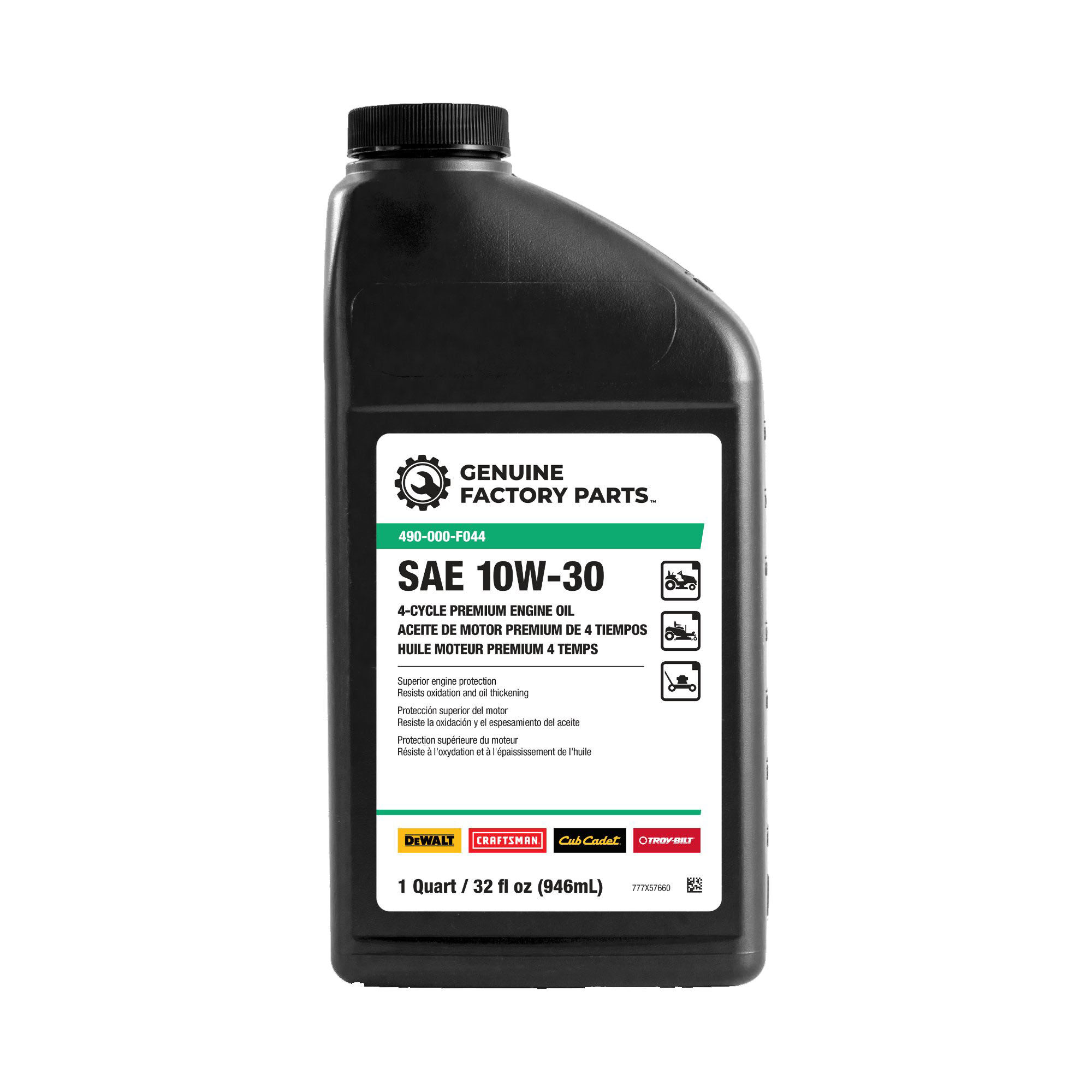 SAE 10W-30 Engine Oil - 32 oz - 490-000-F044 | Cub Cadet US