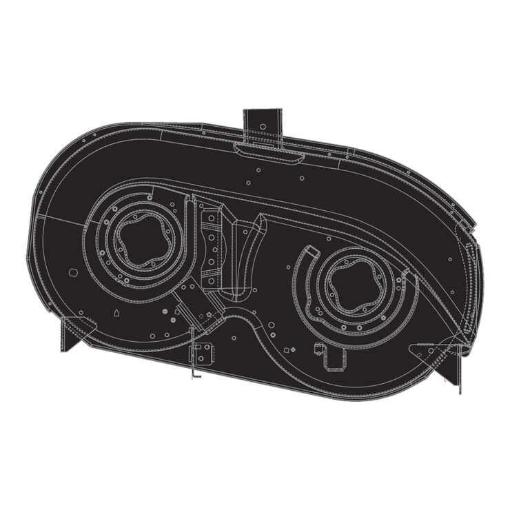 42&quot; Deck Shell &#40;Powder Black&#41;