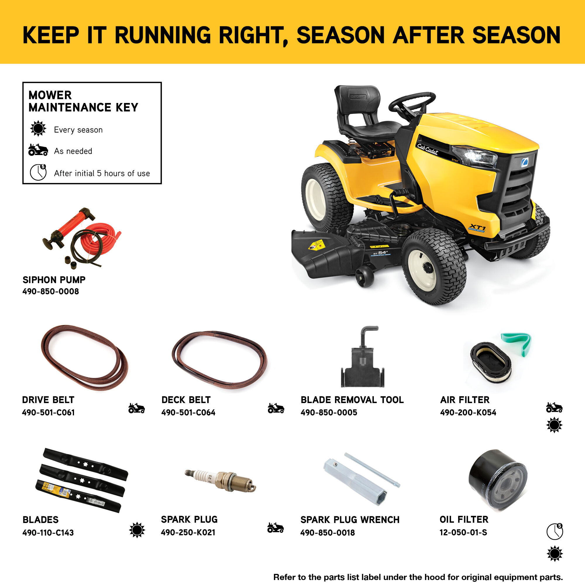 Cub cadet hot sale xt1 st54
