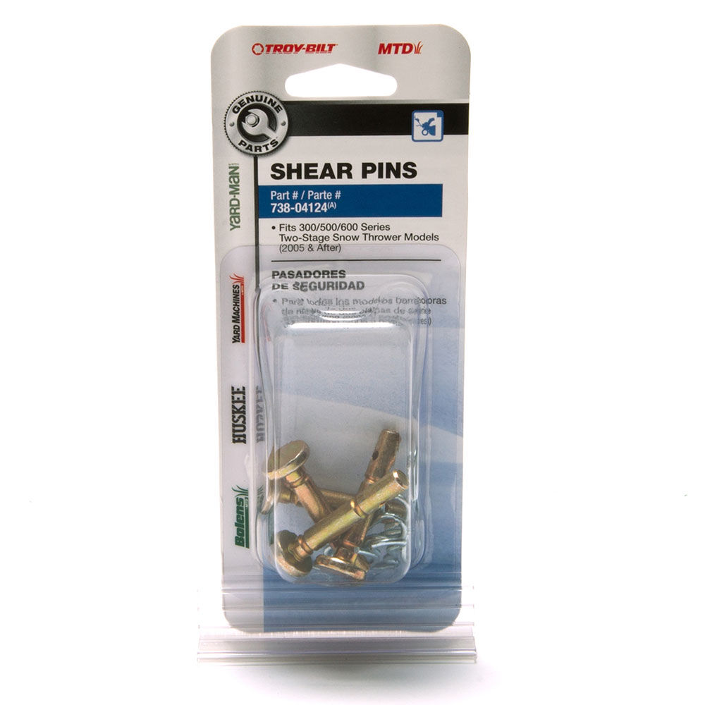 Amazon.com: CUB CADET Shear Pins & Cutter Pins Kit 738