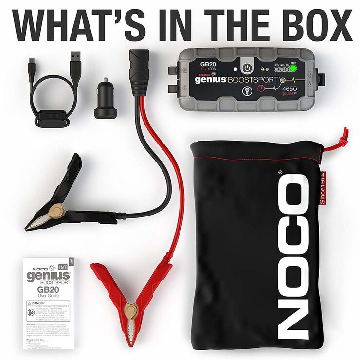 NOCO 400 Amp 12V  Genius Boost Sport Lithium-ion Jumpstarter