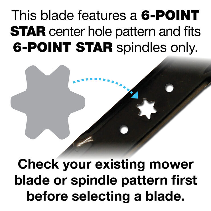 2-in-1 Blade for 34- and 50-inch Cutting Decks
