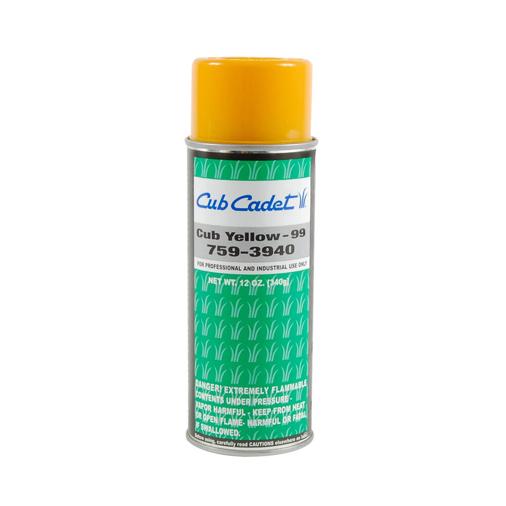 ★Individual paint★ Paint (Cub Cadet Yellow) 99 12 Oz Aerosol - 759-3940 | Cub Cadet US