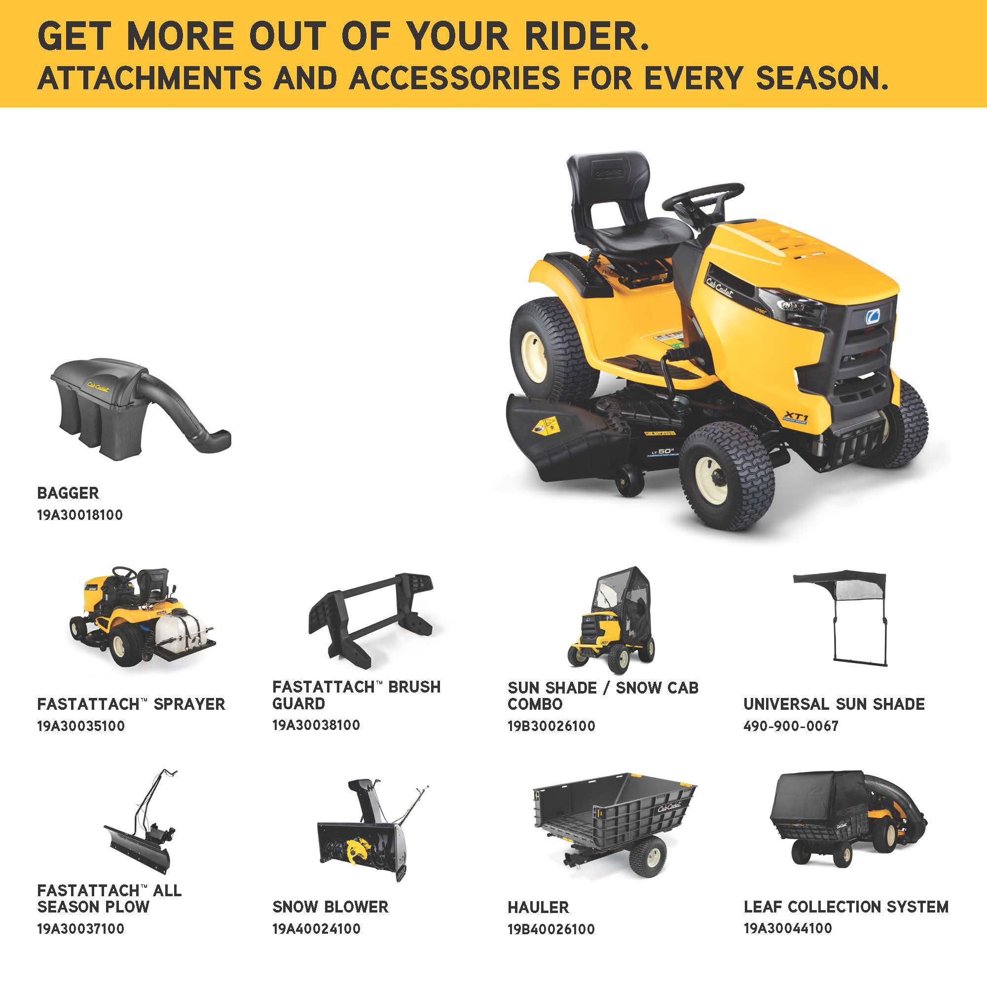 Cub cadet gt 50 online