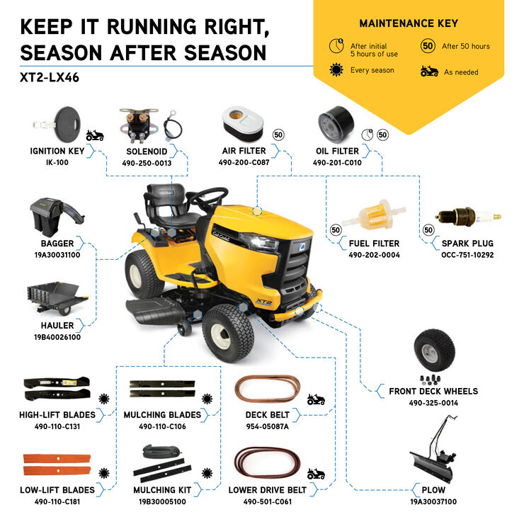 Xt2 Lx46 13aja1ct010 Cub Cadet Us