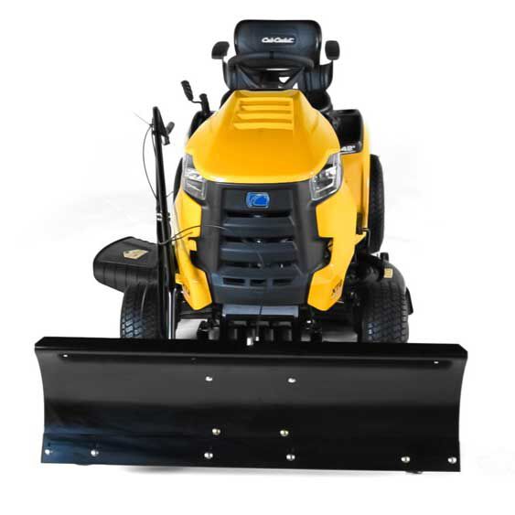 Universal snow plow for riding lawn mower outlet