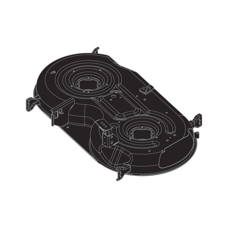 46&quot; Deck Shell &#40;Powder Black&#41;